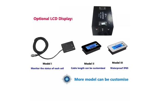 60ah 100ah 200ah Lifepo4 Golf Cart Battery Pack 48V Deep Cycle Dengan BMS