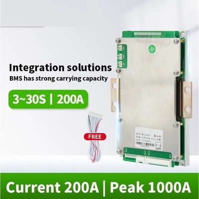 Sistem BMS Lithium 12V - 72V 3S-24S 100A 120A 150A 200A 250A Lifepo4 Baterai Lithium BMS