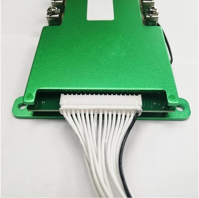 Menahan Sistem Manajemen Baterai LiFePO4 BMS 16S 100A Port Umum Baterai LiFePO4 BMS