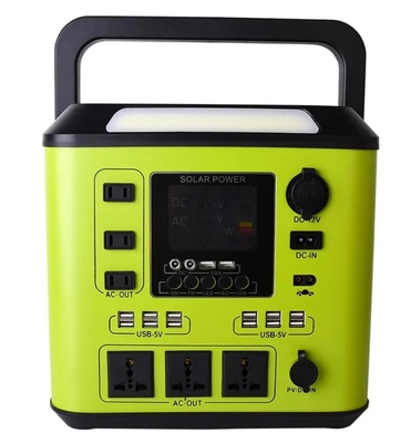 Pembangkit Listrik Portabel Hijau 1500W 500WH 800WH 2000WH Generator Penyimpanan Energi Surya