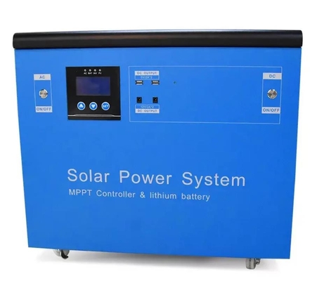 2KW 3KW Pembangkit Listrik Tenaga Surya Portabel Generator Darurat Rumah