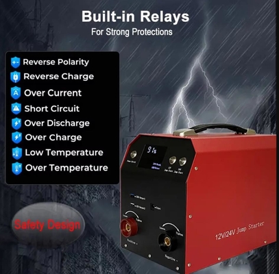 12V 24V Portable Car Battery Charger Car Jump Starter Heavy Duty Design