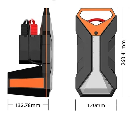 Peak Current 2000A Portable Car Battery Charger 24V Truck Jump Starter Dengan Magnetic Base