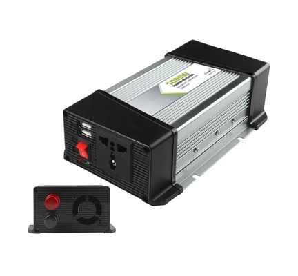 DC Ke AC Dikoreksi Sine Wave Power Inverter 12v Ke 220v 1000W DC AC Power Inverter