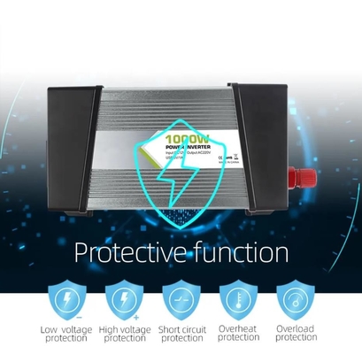 DC Ke AC Dikoreksi Sine Wave Power Inverter 12v Ke 220v 1000W DC AC Power Inverter