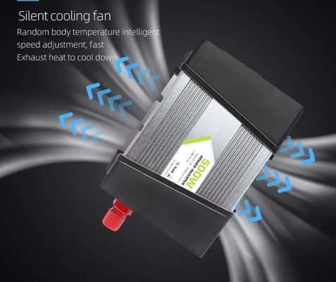 Vehicle Mounted Solar Power Inverter 500W 12v Ke 220v Rumah 5v 2.1a Dengan Dual USB