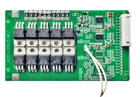 10-17S Li Ion / Lifepo4 Smart BMS System 40A 60A 80A Untuk Paket Baterai 36v 48v 60v