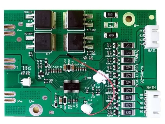 10-17S Li Ion / Lifepo4 Smart BMS System 40A 60A 80A Untuk Paket Baterai 36v 48v 60v