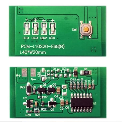 10-17S Li Ion / Lifepo4 Smart BMS System 40A 60A 80A Untuk Paket Baterai 36v 48v 60v