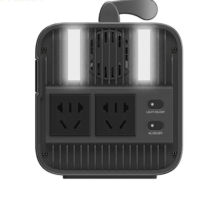 110V / 220V Input Output 600wh Pembangkit Listrik Portabel Dengan Tenaga Surya Dan Cahaya 4w