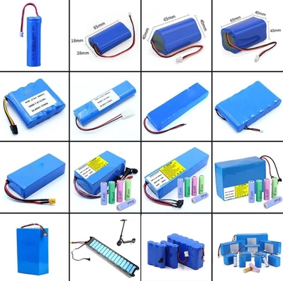 Paket Baterai Ebike 18650 Lithium Ion 12V 24V 36V 52V 7.8Ah 10Ah 13Ah 15Ah 20Ah