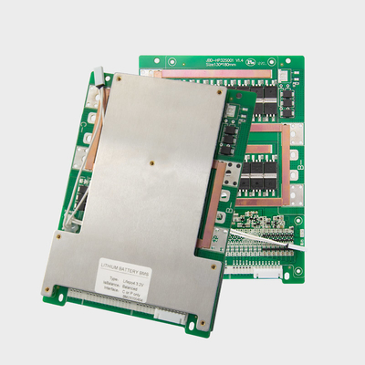 3.2V Lifepo4 Common Port BMS 32S 96V 80A Dengan PCB Kontrol Suhu Ganda
