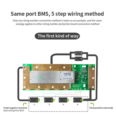 bluetooth Lifepo4 BMS 4s 150A, uart 4s Battery Protection Board ukuran 315 × 120 × 10mm