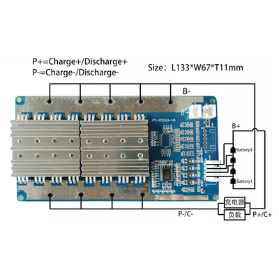 800A 200A Lithium BMS System 4S 8S 10S Untuk Paket Baterai Start Up Mobil Kecil