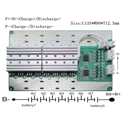 800A 200A Lithium BMS System 4S 8S 10S Untuk Paket Baterai Start Up Mobil Kecil