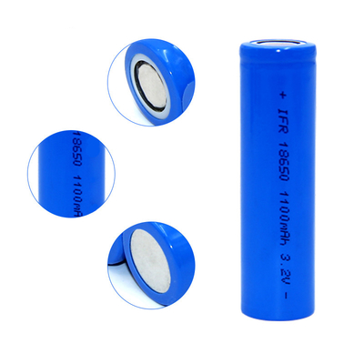 IFR 18650 LiFePO4 Baterai Sel 10A 3.2V 1100mah dengan Tingkat Discharge Tinggi
