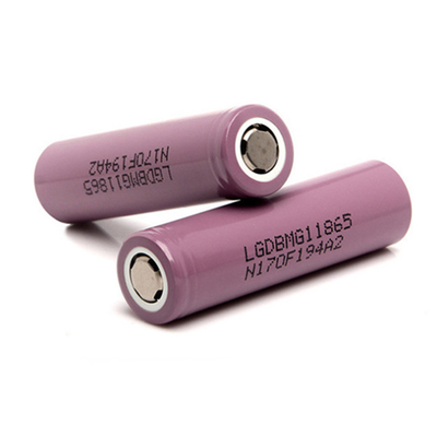 Baterai LGDBMG11865 2900mAh, 18650 Li Ion Isi Ulang Berat 50g