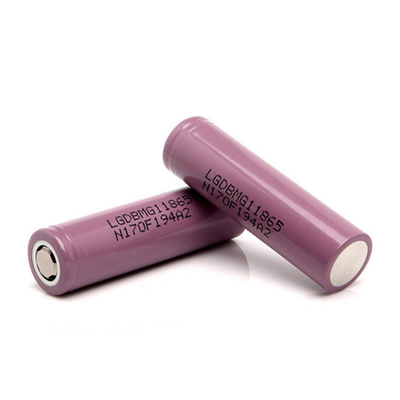 Baterai LGDBMG11865 2900mAh, 18650 Li Ion Isi Ulang Berat 50g