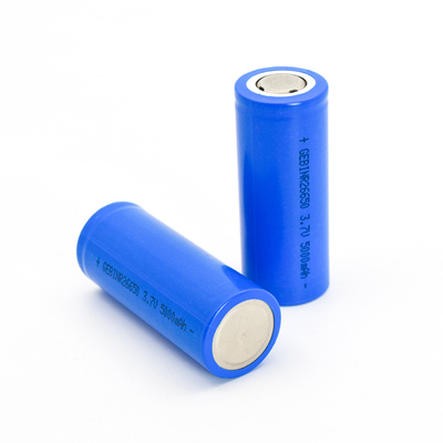 Flat Top 26650 Baterai Isi Ulang 5000mah Untuk Penggemar Kecil Senter