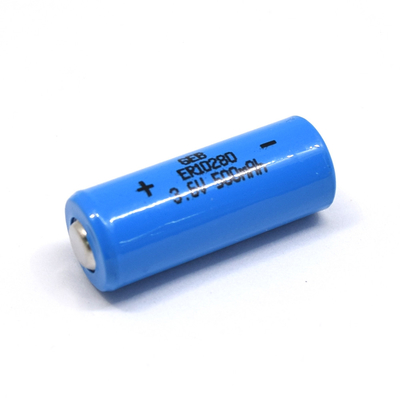 Sel Baterai Lithium Ion LiSOCL2 tidak dapat diisi ulang 3.6V 500mAh ER10280
