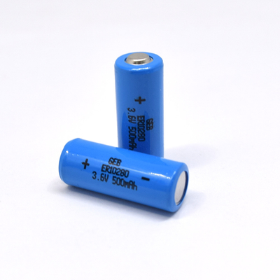 Sel Baterai Lithium Ion LiSOCL2 tidak dapat diisi ulang 3.6V 500mAh ER10280