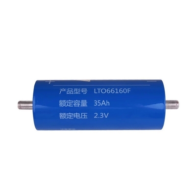 Sel Baterai LTO Penyimpanan Surya 35ah 66160F Untuk Audio Mobil Sistem Tenaga Surya