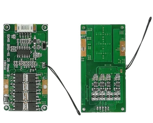 Port Umum 4S 10A BMS 14.8V Dengan Kontrol Suhu ukuran 66 × 34mm