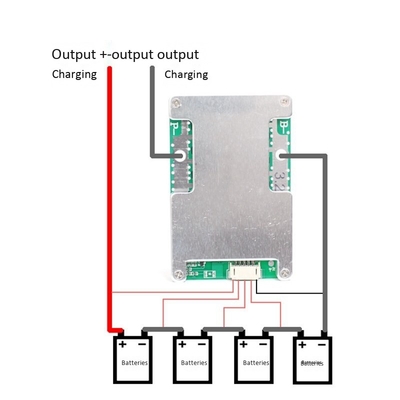 4S 12V 120A Lifepo4 Battery BMS Board, sistem manajemen baterai asam timbal CE