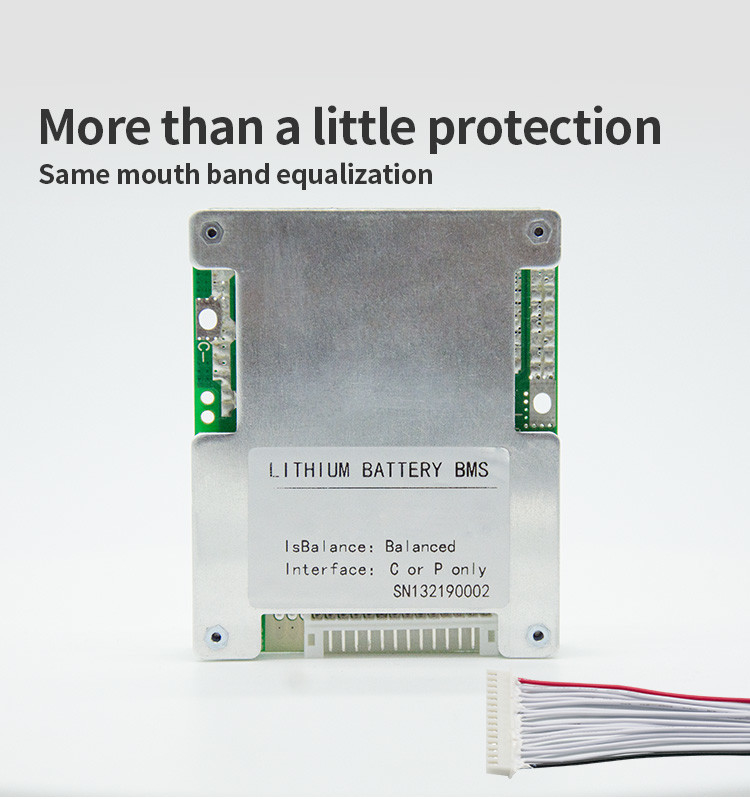 Sistem Manajemen Baterai 7S 8S 10S LiFePO4 BMS 30A Untuk papan sirkuit lithium